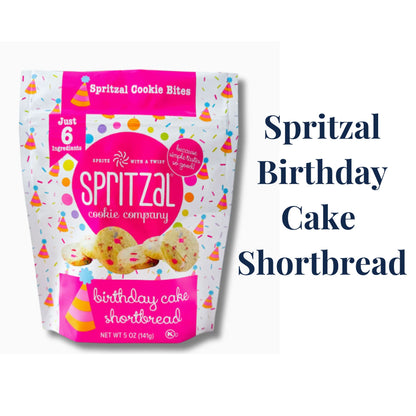 Spritzal gourmet cookies which are manufactured in North Carolina and included in the birthday gift basket for UNC chapel Hill students