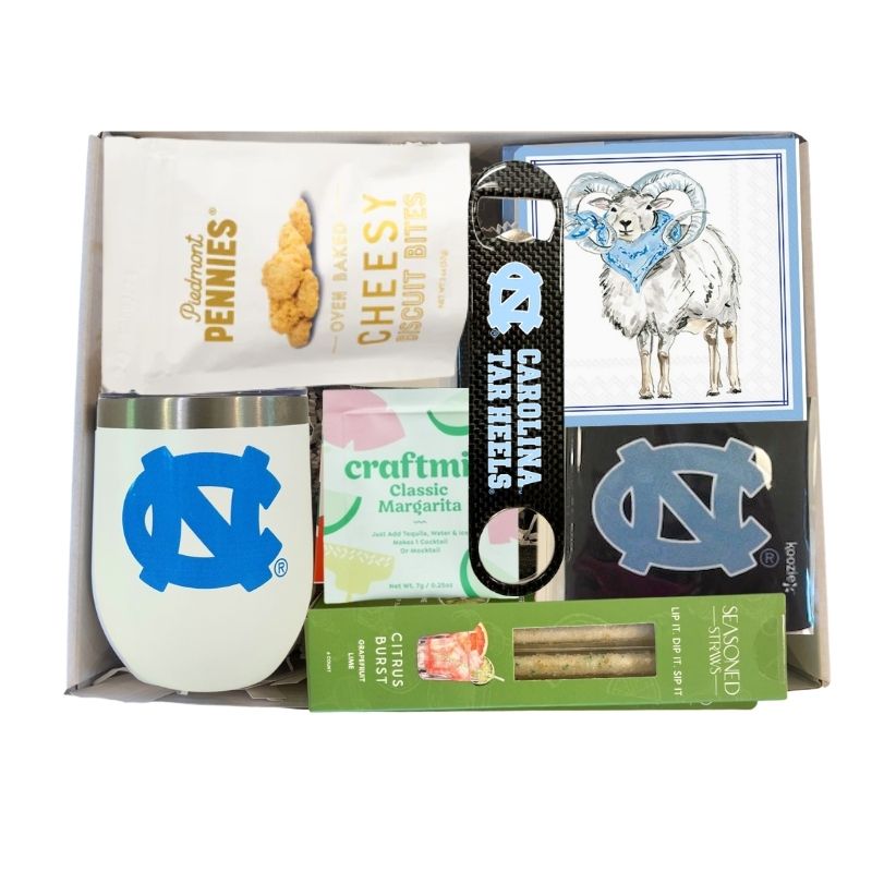 Tar Heel Happy Hour Gift Box – UNC Fan Gift Set