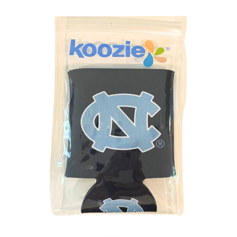 UNC Can Cooler included in the UNC Fan Basket, essential for keeping drinks cool during tailgates and outdoor events.