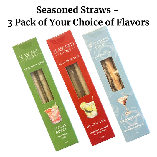 Seasoned Straws 3-Pack – Choose Your Flavors!