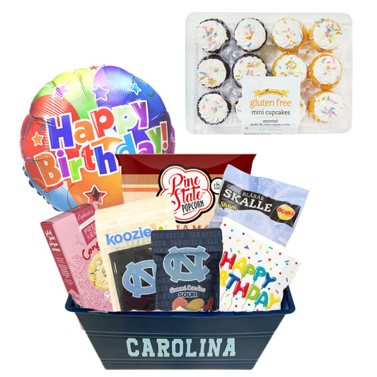 Gluten-free Tar Heel Birthday Surprise