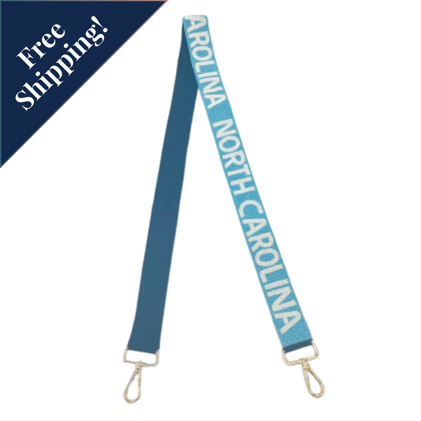 UNC Chapel Hill beaded purse strap great for college student gift ideas UNC