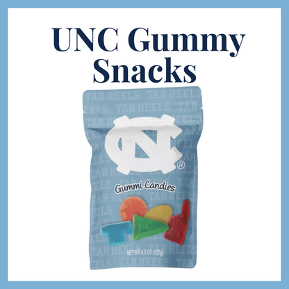 candy with UNC logo for UNC themed gift baskets